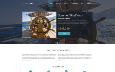 "Yacht Club Drupal Template" thème Drupal adaptatif #53349