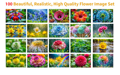 High Quality Flower Image Set