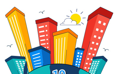 10 Ilustracja na Światowy Dzień Miast