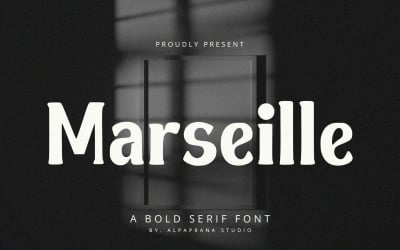 Marseille - Bold Serif Font