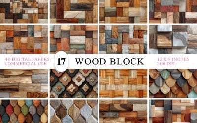 Rustic Wooden Tile &amp;amp; Weave Background | premium Wood Block Pattern Texture | Natural Wood Weave