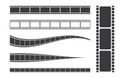 电影播放器电影矢量设计插图