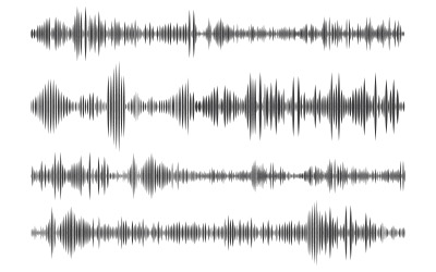 Music Sound Wave illustration design template v.2