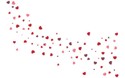 Particle Love Vector icon illustration design Template v.6