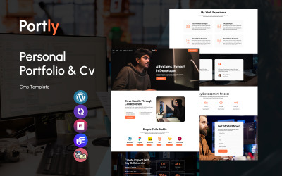 Portly - Kişisel Portföy Çok Amaçlı Duyarlı WordPress Teması