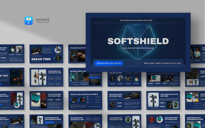 Softshield – Szablon prezentacji na temat cyberbezpieczeństwa