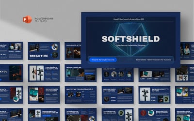 Softshield - 网络安全 PowerPoint 模板