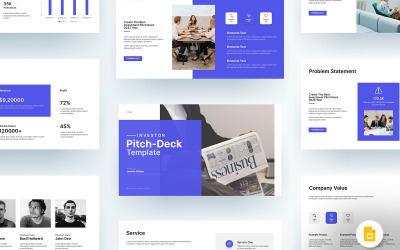 Investeerderspitchdeck Google Slides-sjabloon