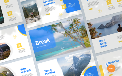 Шаблон Google Slides на тему свят