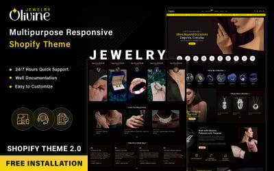 Olivine Jewelry - Multipurpose Responsive Shopify Theme