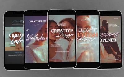 Vertical Stylish Kinetic Typography Slides
