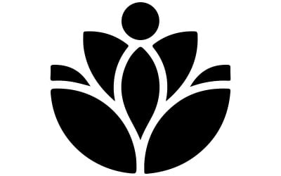 Abstract minimal creative Garden icon logo