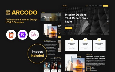 Arcodo - Mimarlık ve İç Tasarım HTML5 Şablonu