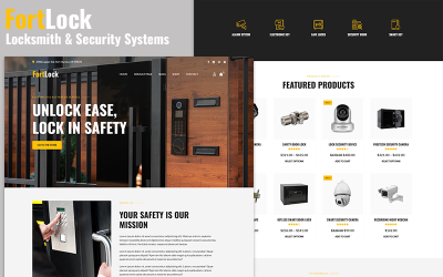 FortLock - Locksmith & Security Systems Woocommerce Theme
