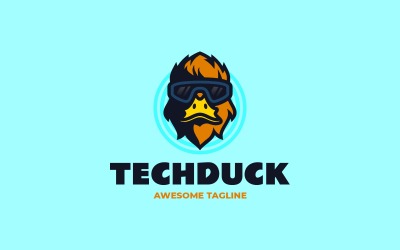 Mascot Duck Logo Design Template 741