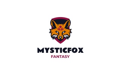 Mascot Mystic Fox Logo Design