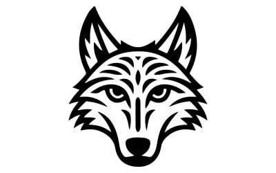 Showcasing the head of a Wolf logo
