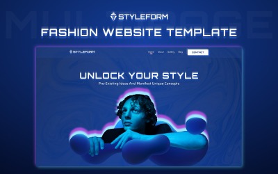 Styleform - Mall för modehemsida NextJs