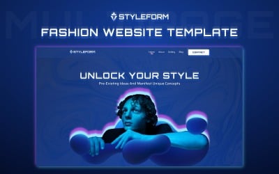 Styleform - šablona webu o módě NextJs