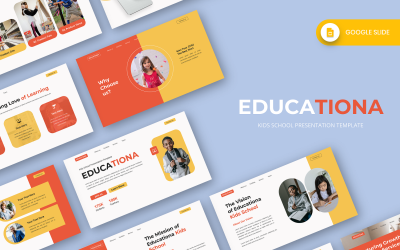 Educationa - Szablon Google Slides dla szkół dla dzieci