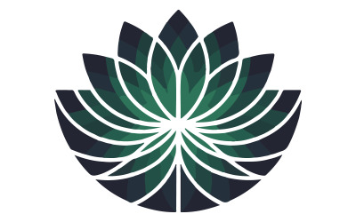 En vektorillustration av en modern emblemlogotypdesign
