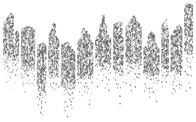 Městské panorama města pozadí vektorové ilustrace design v.8