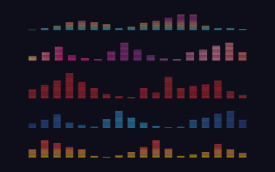 Music Sound Wave illustration design template v.4
