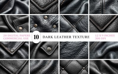 Premium Leather Texture Pack | Dark Leather Texture | Grunge Leather | Black Leather Surface Texture