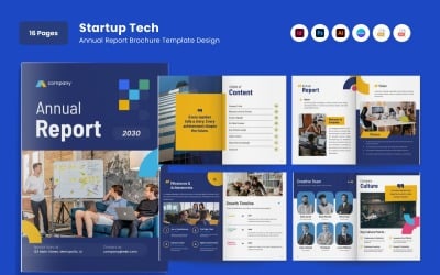 Startup Tech Annual Report Brochure