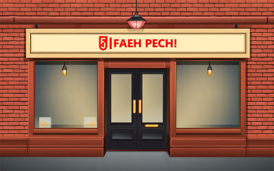Store front mockup design | outside mockup