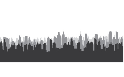 Urban City skyline background vector illustration design v.2