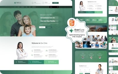 Evercure - Responsive HTML Template For Medical & Health