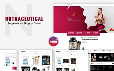 Thème Shopify Nutraceutique - Compléments alimentaires, Santé et Vitamines