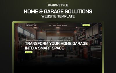 ParkNStyle - Modelo Elementor para soluções de casa e garagem