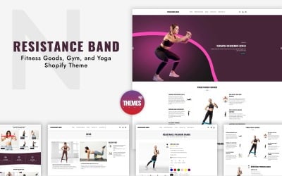 Resistance Band – One Product Fitness Goods, Gym, and Yoga Shopify Theme – OS 2.0