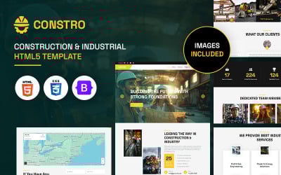 Constro - Construction &amp;amp; Industrial HTML5 Template