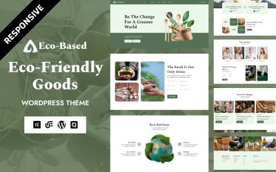 Eco-Based - Tema WordPress Elementor para produtos ecológicos e recicláveis