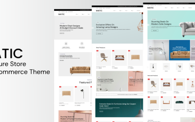 Matic – Woocommerce-Theme für Möbelgeschäfte