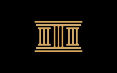 Pillar Logo Design for law firm V.11
