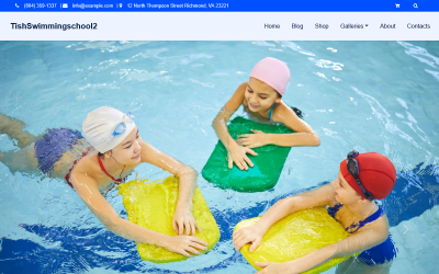 TishSwimmingSchool2 – тема WooCommerce для школ плавания