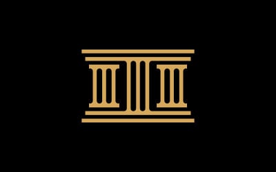 V.11 Hukuk Bürosu için Pillar Logo Tasarımı