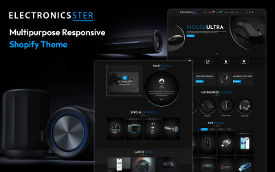Electronics Ster – Mehrzweck-responsives Shopify-Theme