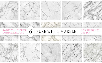 Luxury White Marble Textures | Soft White Marble Collection | Classic White Marble Bundle