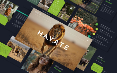 Presentación del zoológico HAYATE en Google Slides