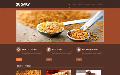 Адаптивна WordPress тема Food Store