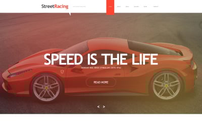 Car Racing Muse Template
