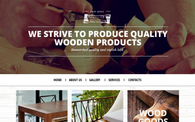 Crafts Responsive Website-Vorlage
