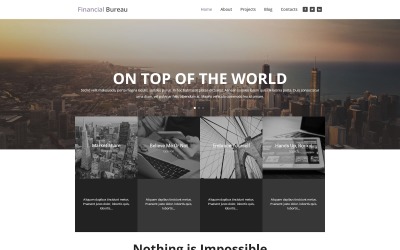 Financial Bureau - Finance Multipurpose Modern Elementor Wordpress #53444