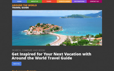 Responsive Travel Guide Wordpress #53489