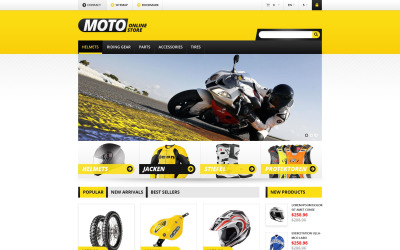 Reszponzív Bike Shop PrestaShop sablon 53401